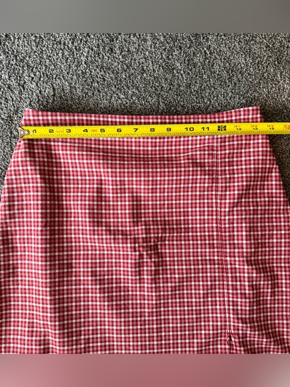 Hollister Red Plaid Mini Skirt - Picture 5 of 6